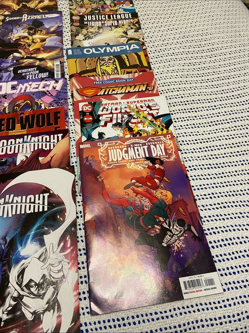 Marvel books dc series